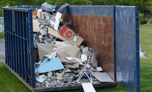 Eco-friendly office clearance practices and recycling efforts in Willesden